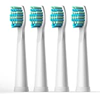 Fairywill Pearl White Cepillos para cepillos de dientes Sonic con cabezal de soldadura x4 para el blanco cepillo de…